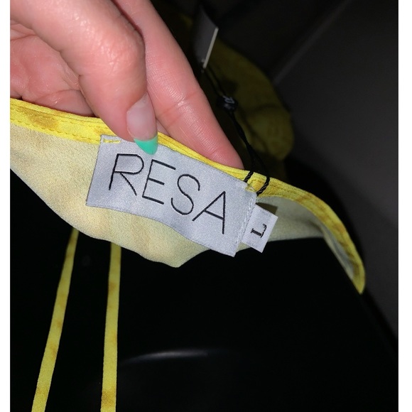 RESA Allie Mini dress in yellow leopard print—NWT - Picture 7 of 8